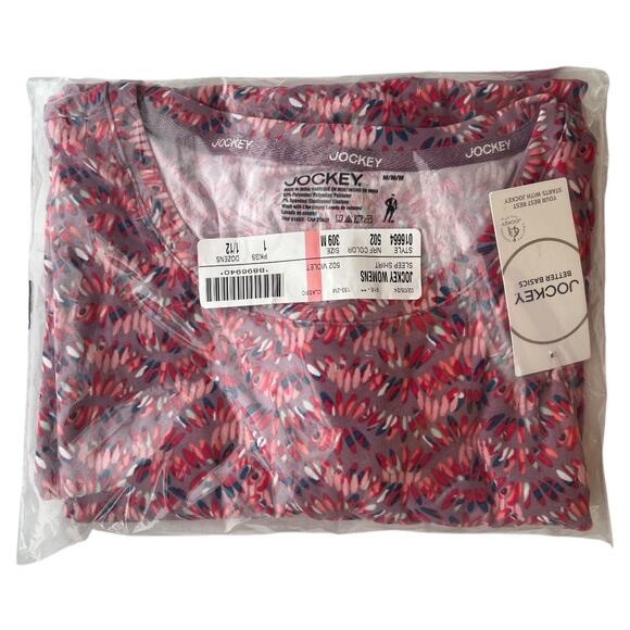 Lot 3 Jockey Soft Essentials Short Sleeve Sleepshirt, M - Picture 5 of 6